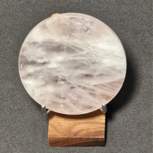 Pink Quartz 0108-2 Pink Quartz Coaster #0108