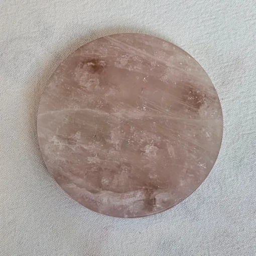 Pink Quartz Coaster #0508