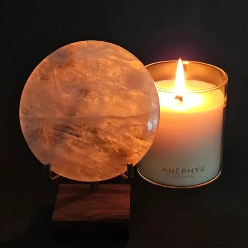 Pink Quartz Coaster #0508